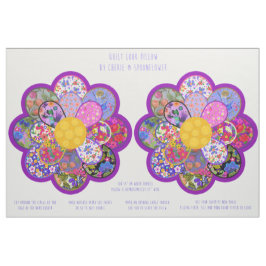 Steppkissen und Nähkissen aus gequiltem Look Stoff