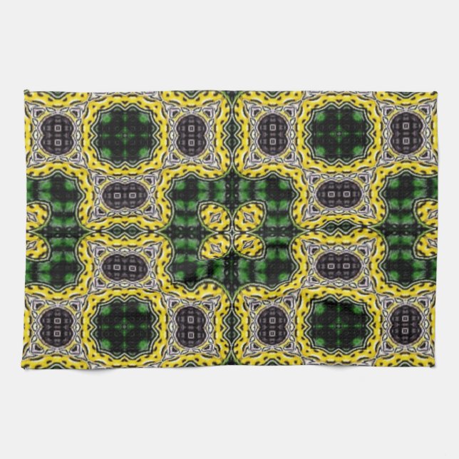 Steppmuster Design Küchentuchdesign 1 Handtuch (Horizontal)