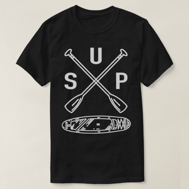 Stepptafel SUP-Platine T-Shirt (Design vorne)