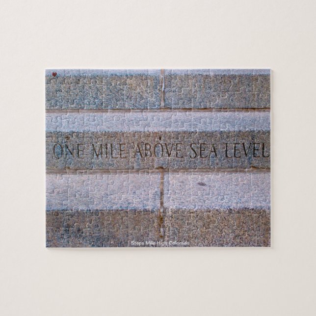 Steps Mile Hoch Colorado Puzzle (Horizontal)