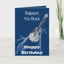 Stepson Rock Lightning Birthday