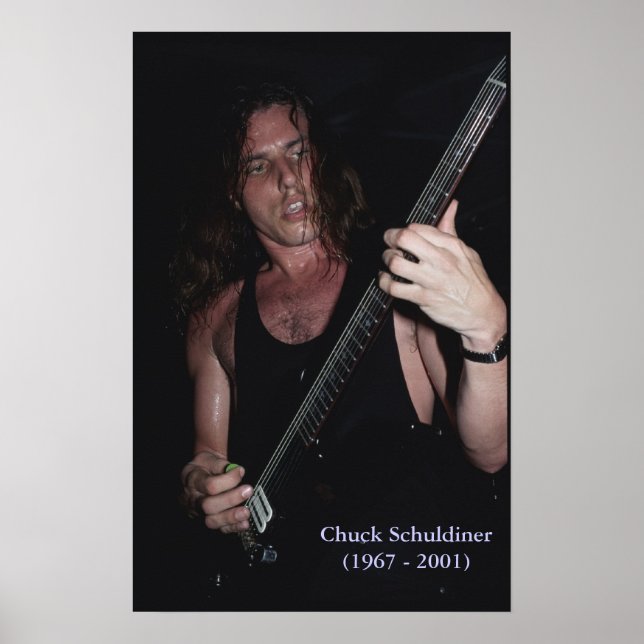 Sterbehilfe Chuck Schuldiner (1967 - 2001) Poster (Vorne)