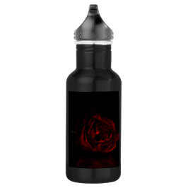 Sterbende Rose Edelstahlflasche