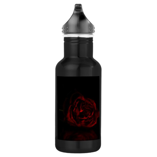 Sterbende Rose Edelstahlflasche (Rechts)