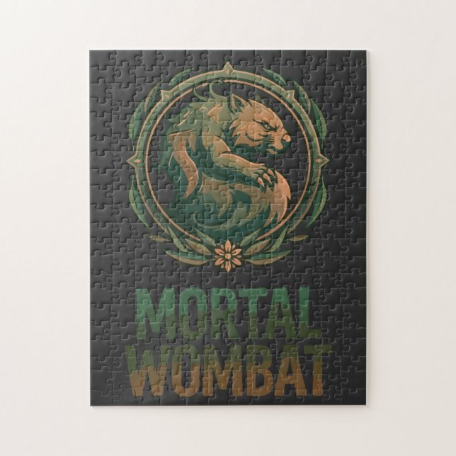 Sterblicher Wombat Puzzle (Vertikal)