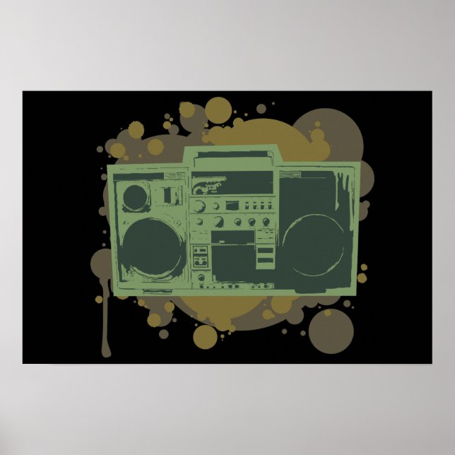 Stereo-Stil Poster (Vorne)