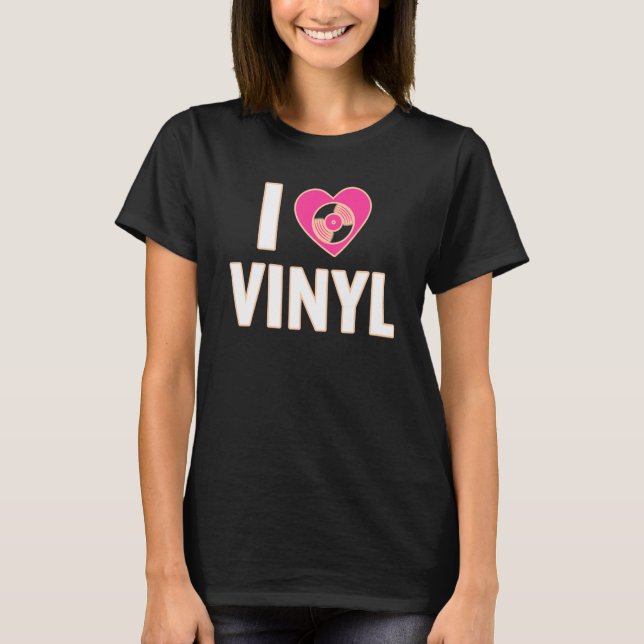Stereo Vinyl Record Buff Music Disc Player Audio A T-Shirt (Vorderseite)
