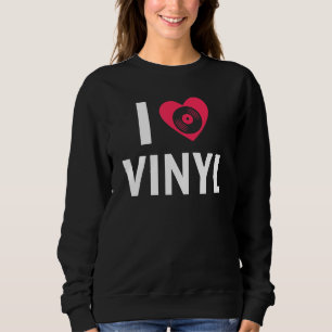 Stereo-Vinyl-Schallplatten-Enthusiast Musikplatten Sweatshirt