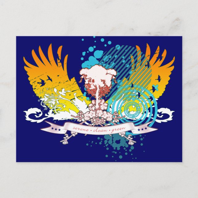 Stereoanlage. Postkarte (Vorderseite)