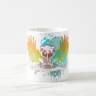 Stereoanlage. Tasse