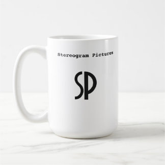 Stereogramm stellt Tasse dar