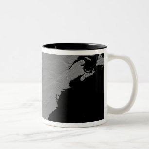 Stereoskopische Ansicht von Nordamerika 2 Zweifarbige Tasse