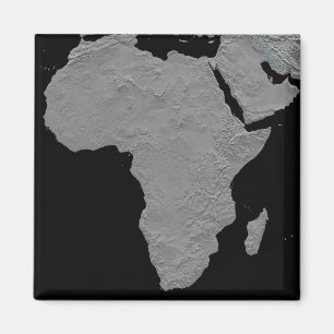 Stereoskopische Ansicht von Nordamerika Magnet