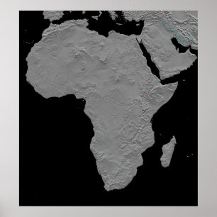 Stereoskopische Ansicht von Nordamerika Poster