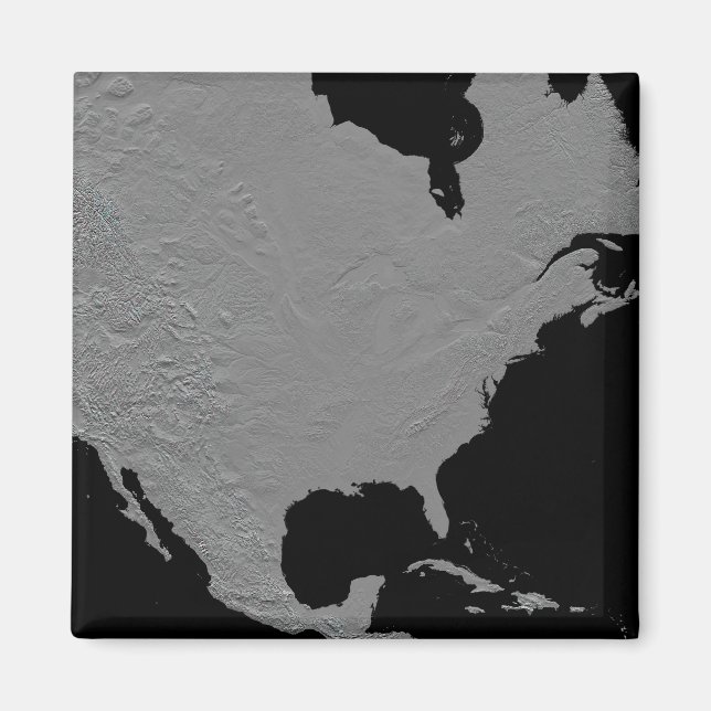 Stereoskopische Sicht Nordamerikas 2 Magnet (Vorne)