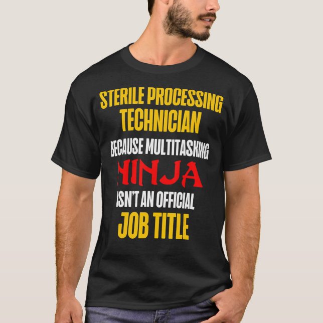 Sterile Processing Technicians Fun Plan Funny Tech T-Shirt (Vorderseite)