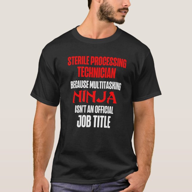 Sterile Processing Technicians Spaß Plan Tech 2 T-Shirt (Vorderseite)
