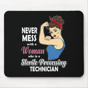 Sterile Processing Technique geben Frauen Autoclav Mousepad