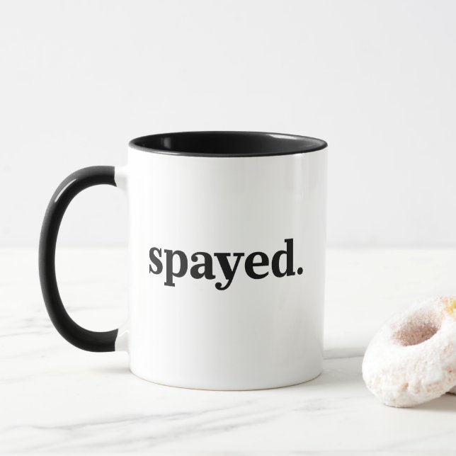 Sterilisation Funny Tasse (Mit Donut)