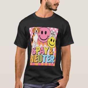 Sterilisation und Kastration Tierrettung Tierschut T-Shirt