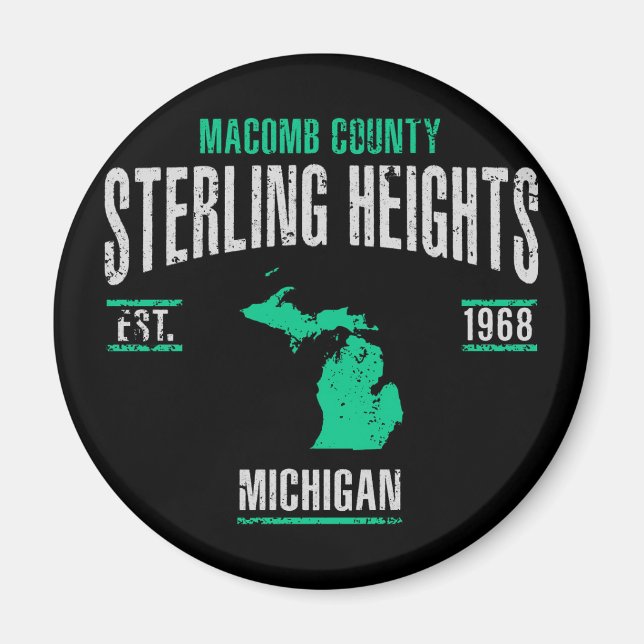 Sterling Heights Magnet (Vorne)