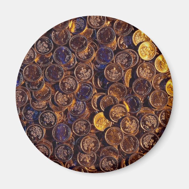 Sterling-Münzen Magnet (Vorne)