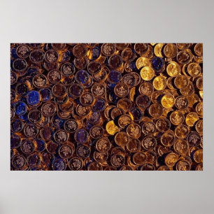 Sterling-Münzen Poster