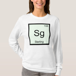 Sterling Name Chemistry Element Periodische Tabell T-Shirt