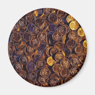 Sterlingmünzen Magnet