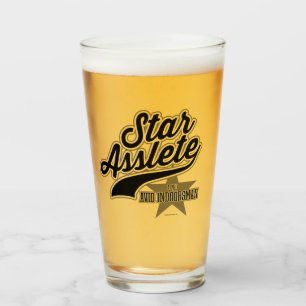 Stern Asslete (eifriges Indoorsman) Glas
