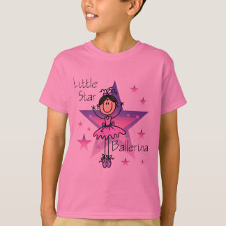 Stern-Ballerina - Brown-Haar T-Shirt