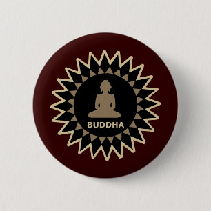 Stern Buddha Button