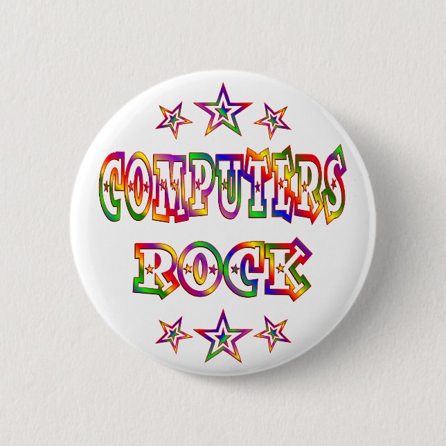 Stern-Computer-Rock Button (Vorderseite)