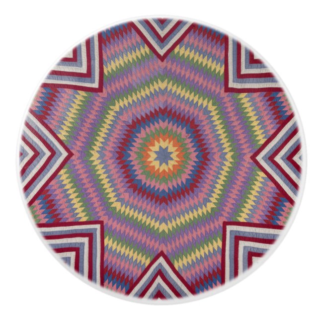 Stern der Bethlehem-Steppe Keramikknauf (Vorderseite)