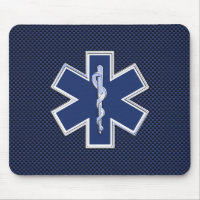Stern der Leben-Sanitäter-Kohlenstoff-Faser-Art