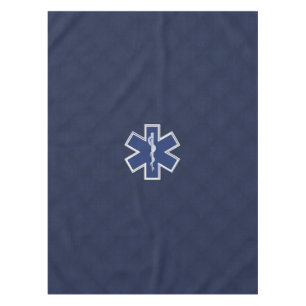 Stern der Leben-Sanitäter-Kohlenstoff-Faser-Art Tischdecke