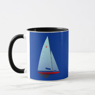 Stern, der Segelboot onedesign olympische Klasse Tasse