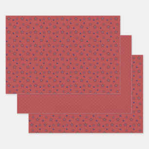 Stern der Unabhängigkeit Geschenkpapier-Set Geschenkpapier Set