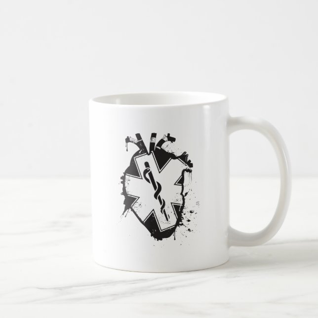 Stern des anatomischen Herzens des Lebens Tasse (Rechts)