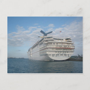 Stern des Carnival Sensation Cruise Ship Postkarte