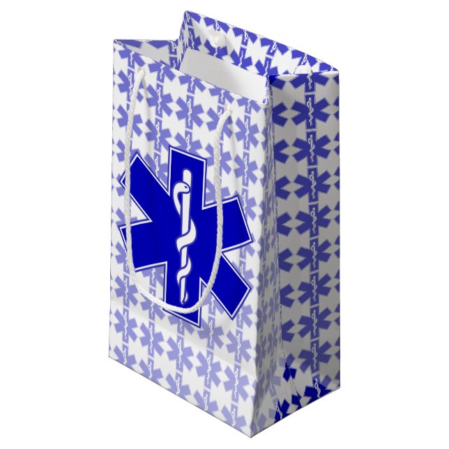 Stern des Lebens (EMT) Kleine Geschenktüte (Vorderseite Schrägansicht)