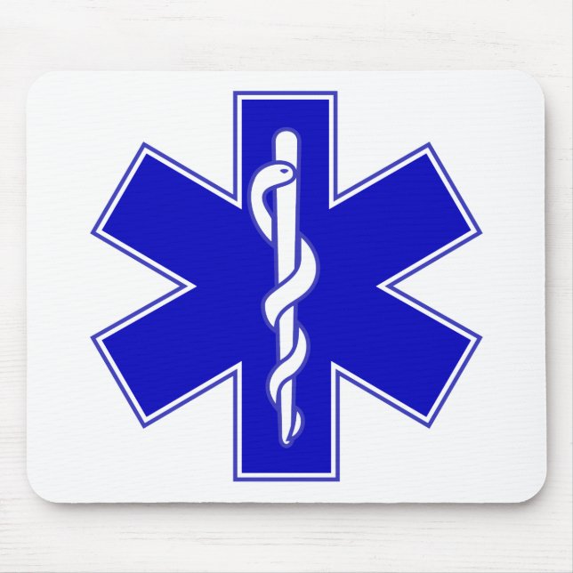 Stern des Lebens Mousepad (Vorne)