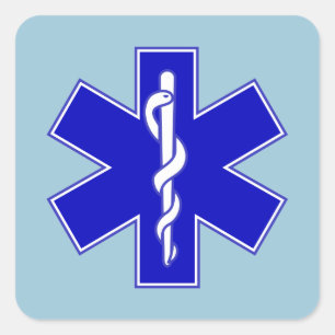 Stern des Lebens Quadratischer Aufkleber