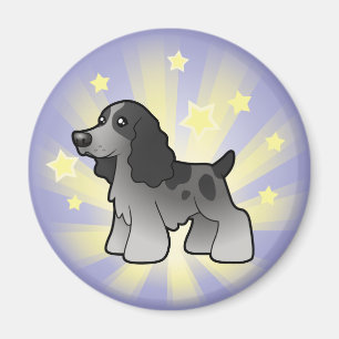 Stern-Englisch Cocker spaniel Magnet