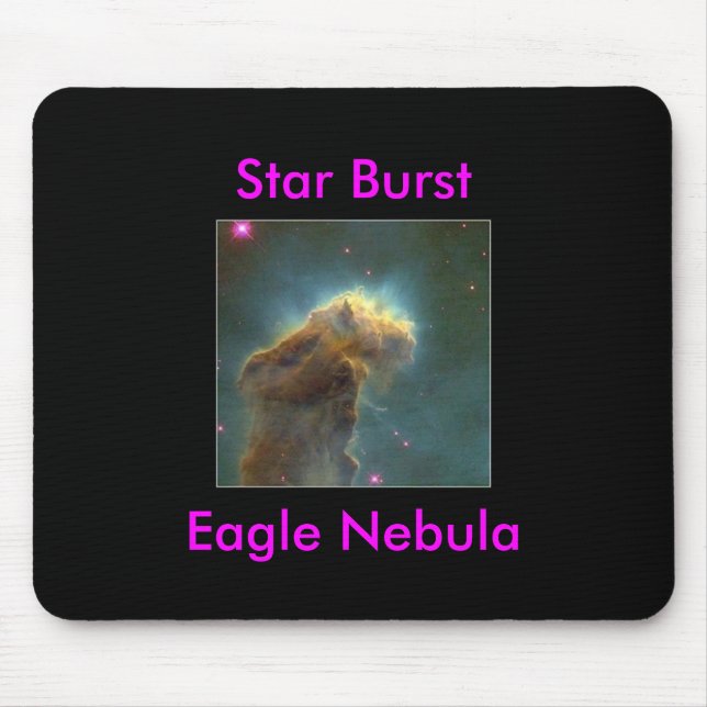 Stern-Explosions-Eagle-Nebelfleck Mousepad (Vorne)