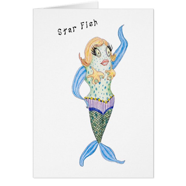 Stern Fisch-Karte (Vorne)