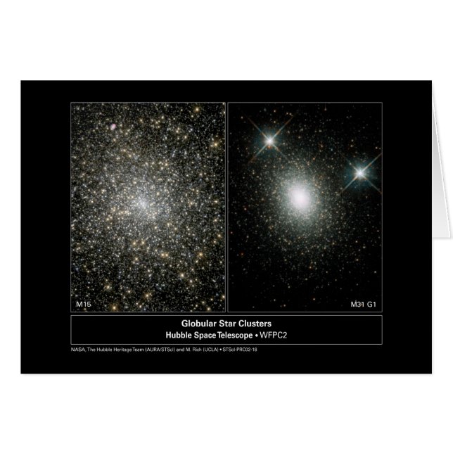 Stern-Gruppen Hubble Teleskop-Foto (Vorderseite (Horizontal))