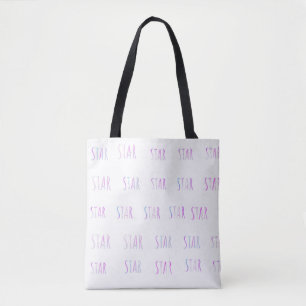 Stern-Helle-Text-Tasche