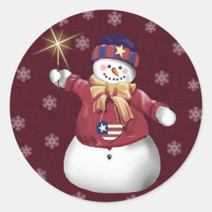 Stern-heller Aufkleber