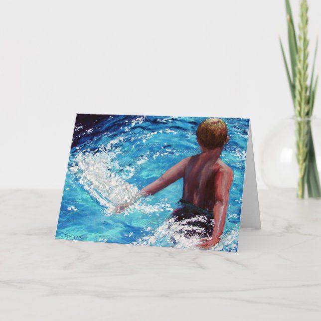 Stern-Hersteller-Gruß-Karte Karte (Vorderseite)